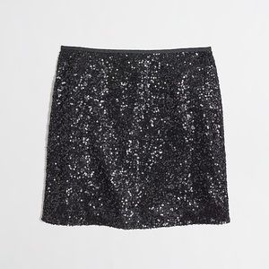 J.crew sequin mini skirt